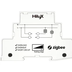 Zigbee DIN skinne lysdæmper, 250W Tilbud|Lysdæmpere
