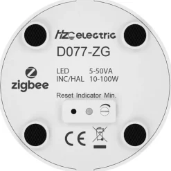 Clearance Zigbee lysdæmper til ledning, fodkontakt, hvid Lysdæmpere