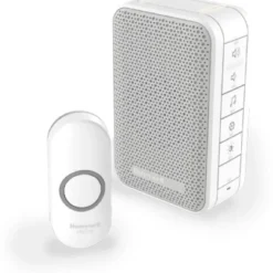 Hot Home dørklokke, trådløs, 150 m, lys, hvid Honeywell|Dørklokker