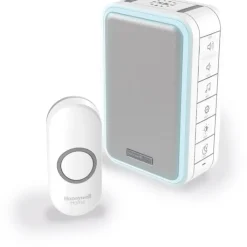 Online Home dørklokke, trådløs, 150 m, lys, hvid Honeywell|Dørklokker