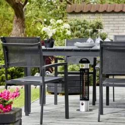 Outlet terrassevarmer under bord, 1200W, sølv Terrassevarmere