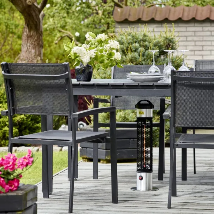 Outlet terrassevarmer under bord, 1200W, sølv Terrassevarmere