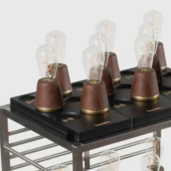 Online opladestander til 6 bordlamper Genopladelige Lamper