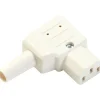 New Hvidt apparatstik hun vinkel Stikpropper