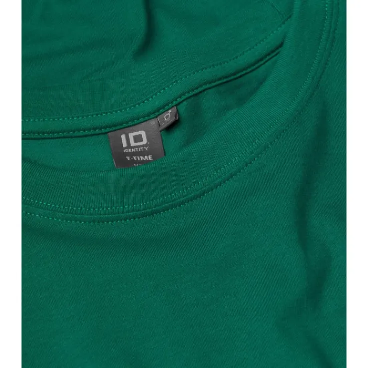 ID T-Time t-shirt, grøn, str. 4XL T-Shirts & Poloshirts