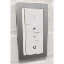 Clearance Indsats til Philips Hue dimmer med LK pure design ramme, stål Rammer|Tilbud