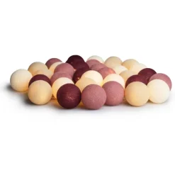 Best Dusty Pink lyskæde, 35 kugler Lyskæder