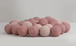 Sale French Rose lyskæde, 20 kugler Lyskæder