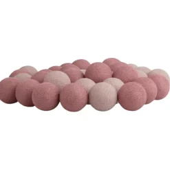 Outlet French Rose lyskæde, 35 kugler Lyskæder