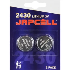 Online CR2430 batterier, 2 stk. Batterier
