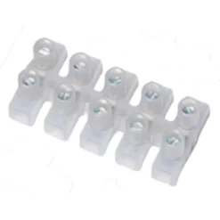 Hot klemrække for universaldåse, 12-polet, 4 mm² - 5 stk Samledåser