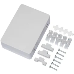 Discount 90-01 samledåse, 92x65x28 mm, grå Samledåser