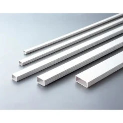 Discount Kabelkanal med tape, 2 meter, hvid, Kabelkanaler