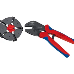 Best multicrimptang med 5 skifteindsatser, 250 mm Kabel- & Ledningsværktøj