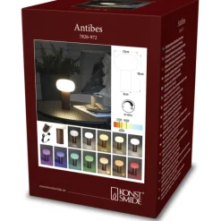 Online Antibes genopladelig bordlampe, Udendørs Bordlamper|Genopladelige Lamper
