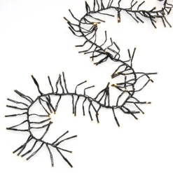 Discount Cluster udendørs lyskæde, 960 ravfarvede lys, 7,2 meter Udendørs Julelys