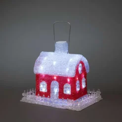 Clearance fuglefoder hus Julepynt Med Lys