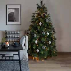 juletræskæde, 150 ravfarvede lys, 1,8 meter Juletræslys