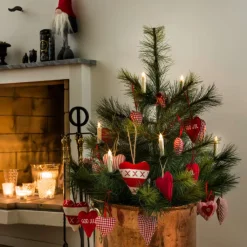 Discount juletræslys, 5 stk, 8 cm, forlængersæt Juletræslys