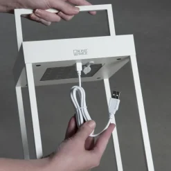 Outlet Portofino genopladelig & solcelle bordlampe, Udendørs Bordlamper|Solcellelamper
