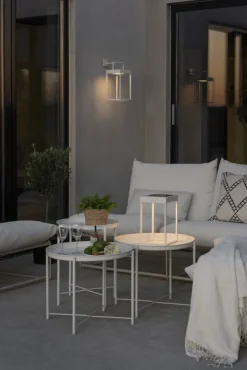 Outlet Portofino genopladelig & solcelle bordlampe, Udendørs Bordlamper|Solcellelamper