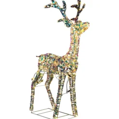 Best rensdyr, 130 cm Julepynt Med Lys