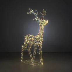Best rensdyr, 130 cm Julepynt Med Lys