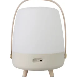 Outlet Lite Up Play genopladelig lampe med højtaler, beige Udendørs Bordlamper|Udendørs Batterilamper