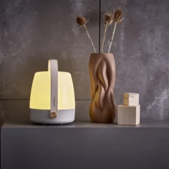 Outlet Lite Up Play genopladelig lampe med højtaler, beige Udendørs Bordlamper|Udendørs Batterilamper