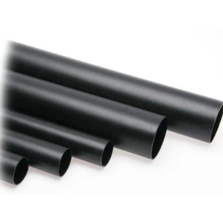 Hot Krympeflex med lim, Ø18/6 mm, sort - 2 meter Krympeflex