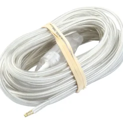 Sale Lampeledning med stikprop, 4 meter, transparent Plastledninger