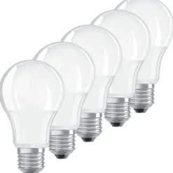Outlet Classic E27 standardpære, 2700K, 8,5W, 5-pak Led Pærer