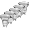 Sale Classic GU10 spotpære, 5 stk, 4000K, 3,7W Led Pærer