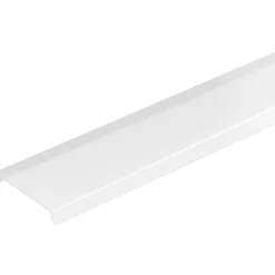 Discount dækskinne til bred aluprofil 2 og 3, klar, 1 meter Led Skinner|Ledvance