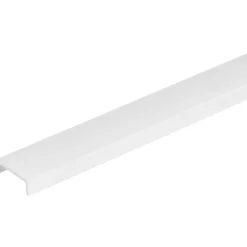 Outlet dækskinne til flad aluprofil 2, special aluprofil 1 og 2, 1 meter Led Skinner