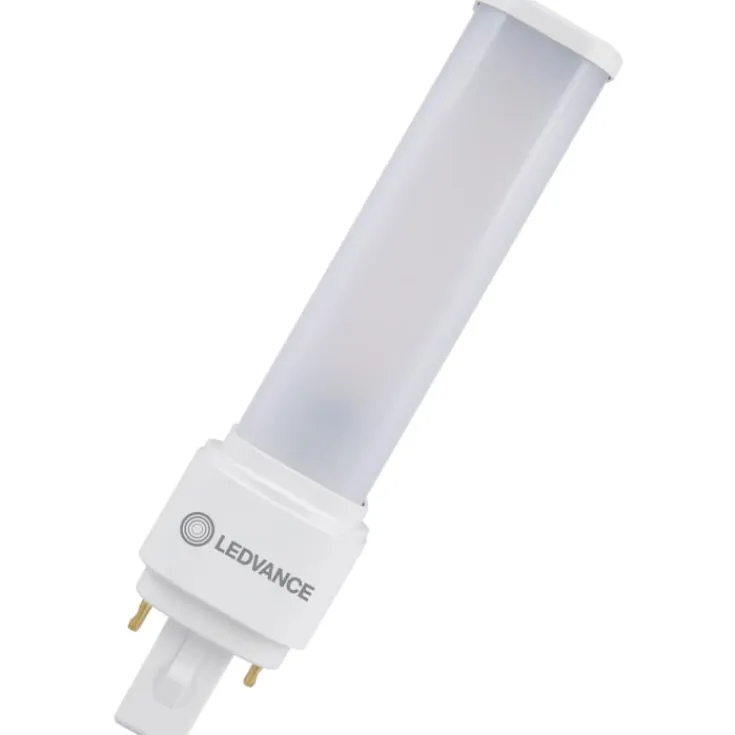 Clearance Dulux G24d-2 LED kompaktrør, 7W, Pl- & Kompaktrør