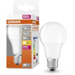 New E27 standardpære, 2700K, Ledvance