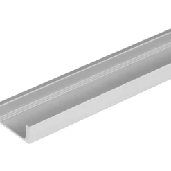 Hot flad aluprofil 2, påbygning, 1 meter Led Skinner