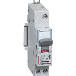 DX3 lastafbryder, 2P, 16A, 400V, 1 modul Tavlekomponenter
