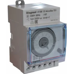 Clearance MictroRex3 T31 kontaktur, analog døgn, 230V, 16A Tavlekomponenter
