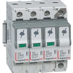 New transientbeskyttelse type 2 3P+N, 20kA Tavlekomponenter