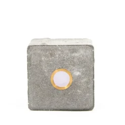 Hot Light By Juhl betonflise med Cosmos , 10x10x6 cm, grå Udendørs Spots