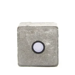 Online Light By Juhl betonflise med Cosmos , 10x10x6 cm, grå Udendørs Spots