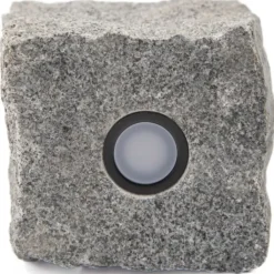 Outlet Light By Juhl chaussesten med Cosmos , 9x9x9 cm, earl blue Udendørs Spots