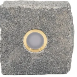 Clearance Light By Juhl chaussesten med Cosmos spot, 9x9 cm, Udendørs Spots