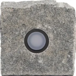 Outlet Light By Juhl chaussesten med Cosmos spot, 9x9 cm, Udendørs Spots