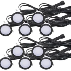 Outlet Light By Juhl Cosmos nedgravningsspot, sort, Udendørs Spots