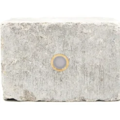 Clearance Light By Juhl holmegaardsten kantblok med Cosmos , 14x21x14 cm, grå Udendørs Spots