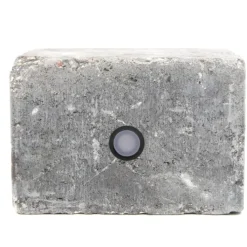 Light By Juhl holmegaardsten kantblok med Cosmos , 14x21x14 cm, antracit Udendørs Spots