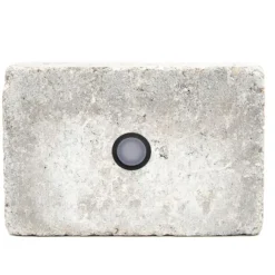 Sale Light By Juhl holmegaardsten med Cosmos sort spot, 14x21x5,5 cm, Udendørs Spots